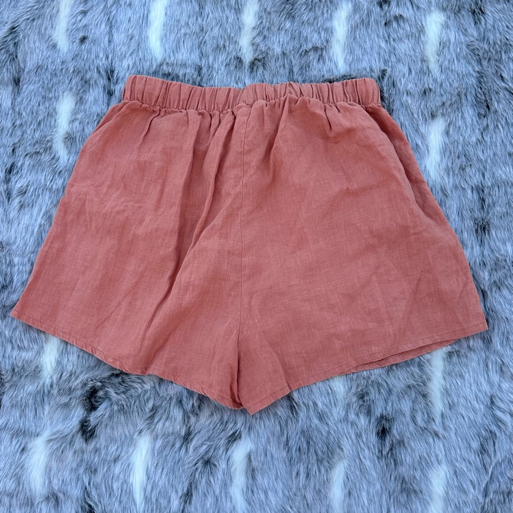 RHYTHM Almafi linen sun  BEACH SHORT — US SIZE 6 - Picture 5 of 6
